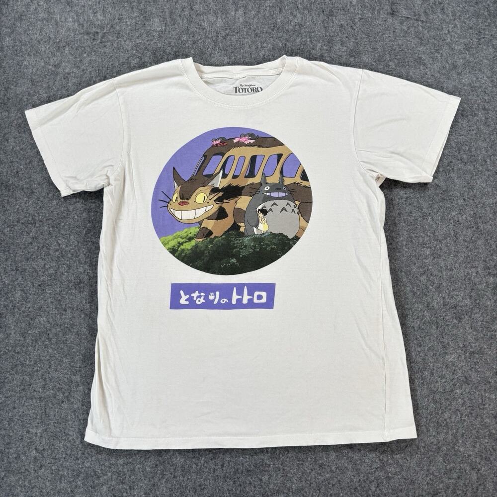 Bioworld My Neighbor Totoro Studio Ghibli Graphic Shirt White Women’s Medium